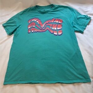 Women’s Adidas Turquoise Graphic Tee Size 2X